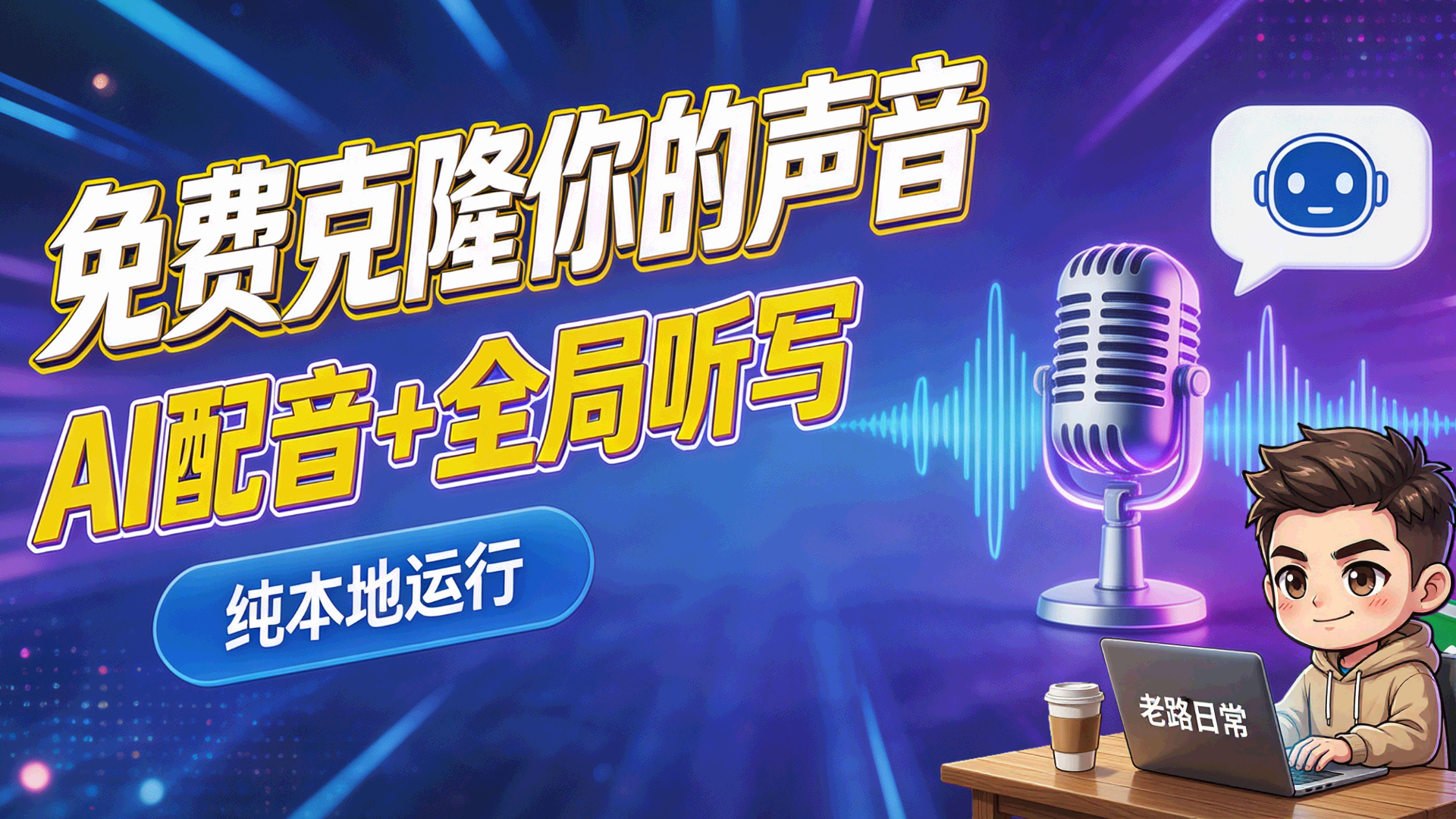 免费本地语音克隆工具封面